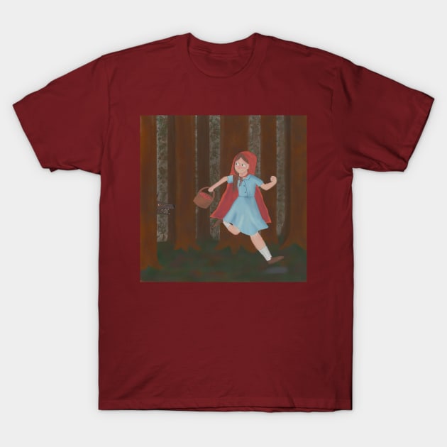 Little red riding hood T-Shirt by Charlotsart